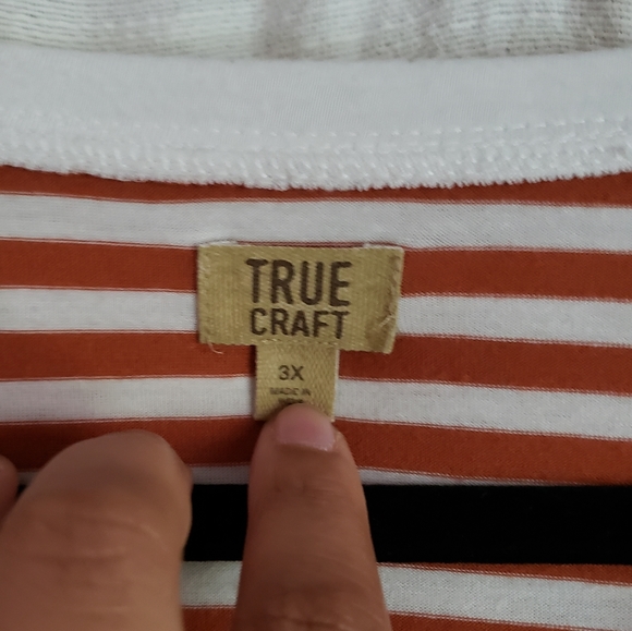 True Craft | Long Sleeve Stripe Crew Neck - Picture 4 of 5